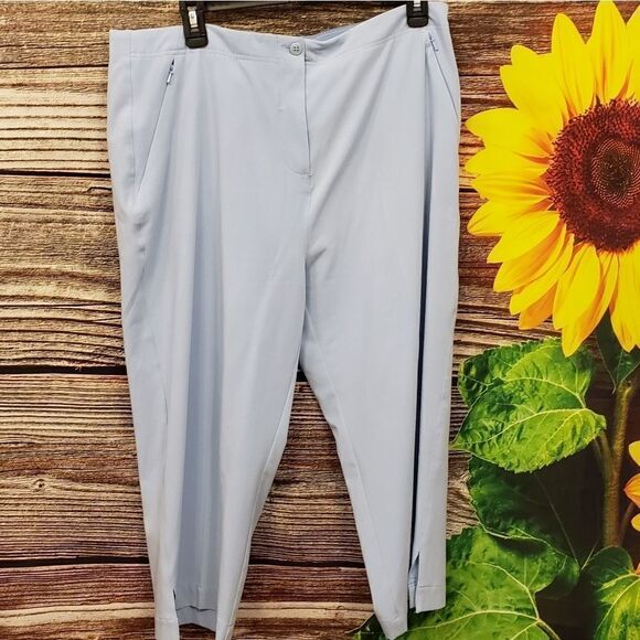 Page & Tuttle wide waistband Capris Pre-owned 12 - Picture 1 of 5